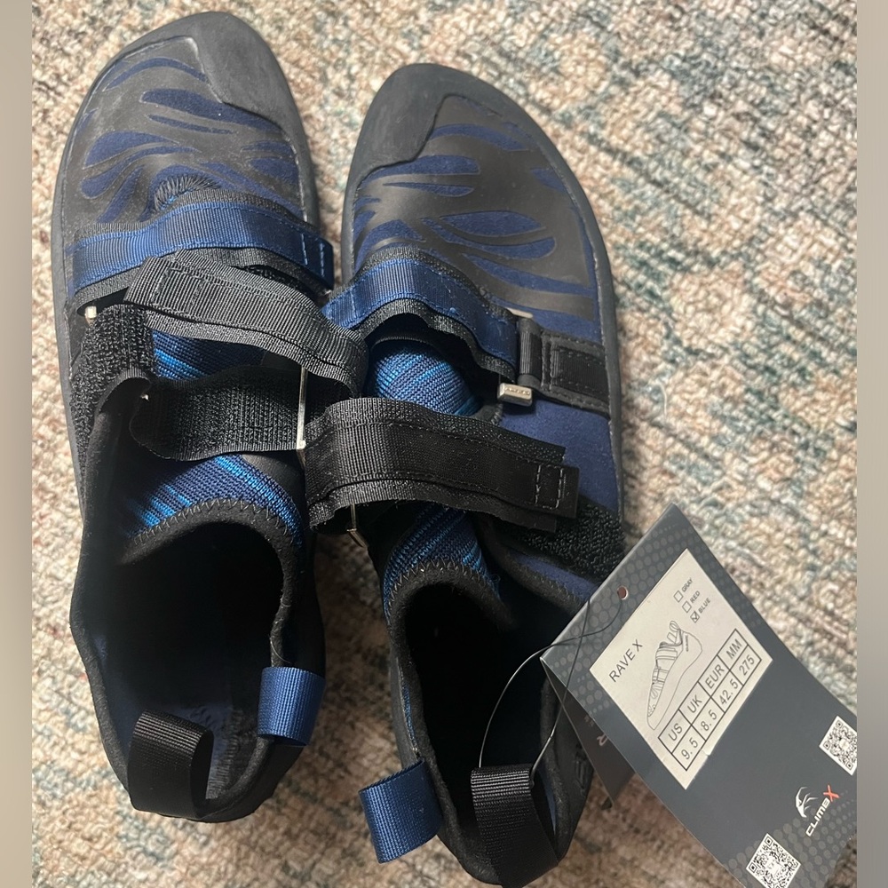 Brand new ClimbX climbing shoes